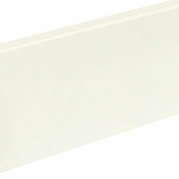 Sockelleiste eckig L0158L, RAL9010 18 x 115 mm Fichte/Kiefer weiß lackiert, 240 cm